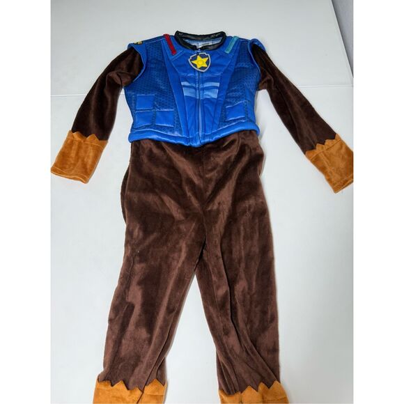 Paw Patrol Costume Chase 3t-4t Nickelodeon Police Dog Pup Halloween No Cap Notes - Picture 2 of 14